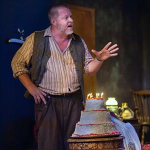 John Lacy as Big Daddy in Cat on a Hot Tin Roof at the Repertory East Playhouse.