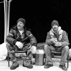 John Lacy and Travis Myers in John Carianis Almost Maine at The Hudson Theatre