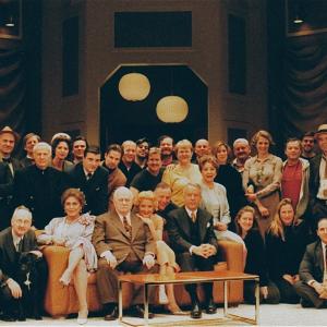 Cast of 2000 Broadway revival of Gore Vidals THE BEST MAN featuring Charles Durning Spalding Gray Chris Noth Elizabeth Ashley Christine Ebersole Michael Learned  Jordan Lage Drama Desk Award Best Revival TONY Award nominee Best Revival