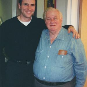 Jordan Lage & Charles Durning, opening night David Mamet's GLENGARRY GLEN ROSS, McCarter Theater, Princeton, NJ (2000).