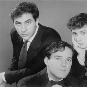 Jordan Lage, Clark Gregg, & Steven Goldstein in Howard Korder's BOYS' LIFE directed by William H. Macy at Lincoln Center Theater. Drama Desk nomination, Best Ensemble Acting (1989).