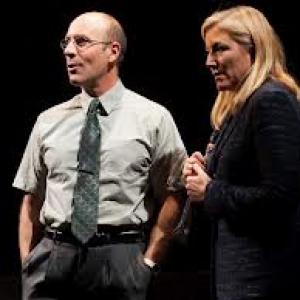 Jordan Lage  Mary McCann in the Atlantic Theater Company production of Simon Stephens HARPER REGAN 2012