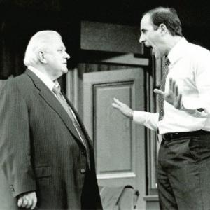 Charles Durning & Jordan Lage in David Mamet's GLENGARRY GLEN ROSS (McCarter Theater, 2000).