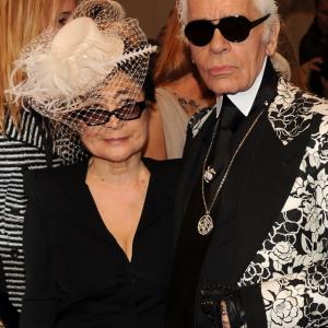 Karl Lagerfeld, Yoko Ono
