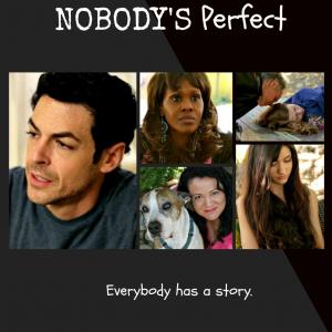 Dee Freeman, David Lago, Erik Passoja, Jenelle Riley, Trey Carlisle, Kate Scott, Kyra Kronfeld and M.L. Martin in Nobody's Perfect (2015)