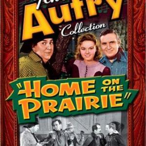 Gene Autry Smiley Burnette Ethan Laidlaw and June Storey in Home on the Prairie 1939