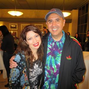 Debra Lamb with husband Eric Archuleta at the Twisted Terror Convention, March 29th, 2014 held at the DoubleTree Hotel, Sacramento, CA.