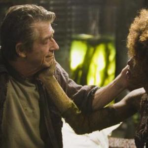 Still of John Hurt and Vicky Lambert in Masters of Science Fiction (2007)