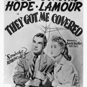 Bob Hope and Dorothy Lamour in They Got Me Covered 1943