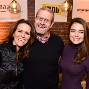 Amy Landecker Katherine Hughes and Keith Simanton at event of IMDb amp AIV Studio at Sundance 2015