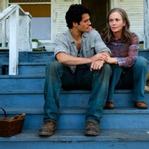 Still of Diane Lane and Henry Cavill in Zmogus is plieno (2013)