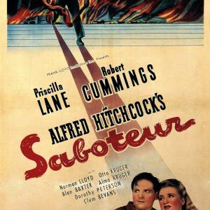 Robert Cummings and Priscilla Lane in Saboteur (1942)
