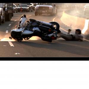 65 MPH laydown on Knight Rider Day into Knight episode 2008