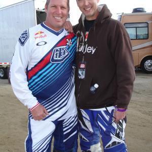 With me Is my partner in crime AMA SupercrossMotocross MultiChampion and the 2012 AMSOIL Cup Champion Ricky Johnson