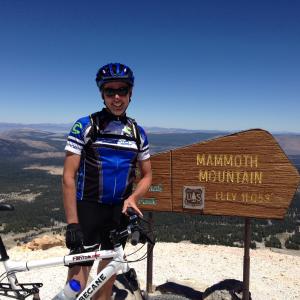 Yes I did ride from the village to the top!  July 2014