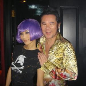 With Bai Lin in Kee Club Magazine party 1/April/2005, Hong Kong