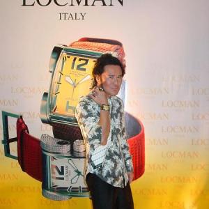 Gan at the Locman Watch latin Lovers model launch party July 2004