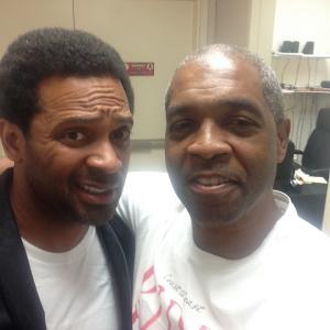 Ron Lang and Mike Epps Hanging out in NYC