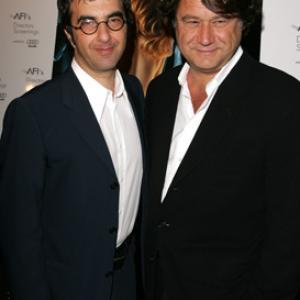 Atom Egoyan and Robert Lantos at event of Where the Truth Lies 2005