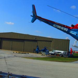 Dan Lantz directs a News Helicopter Commercial for an ABC affiliate