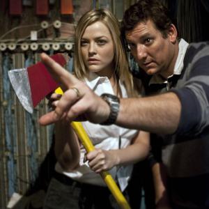 Alexis Texas and Dan Lantz on the set of Bloodlust Zombies
