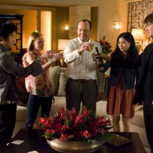 Still of Kevin Spacey, Kate Bosworth, Liza Lapira, Jim Sturgess and Aaron Yoo in 21 (2008)