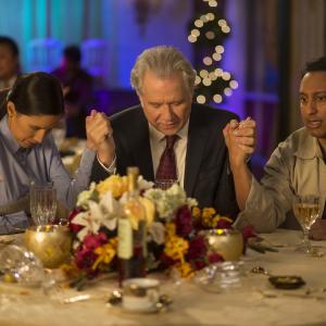 Still of John Larroquette, Aasif Mandvi and Cass Buggé in The Brink (2015)