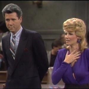 Still of John Larroquette and Markie Post in Night Court 1984