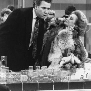 Still of Magda Harout and John Larroquette in Night Court 1984