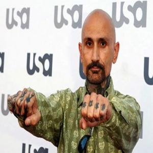 Robert LaSardo attends Monk celebrates 100 episodes at the Pan e Vino Restaurant in Los Angeles August 3rd 2008