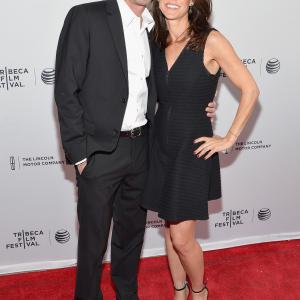 Actor David Lascher (L) and Jill London attend the 