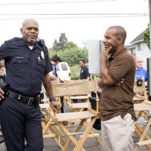 Still of Samuel L. Jackson and James Lassiter in Lakeview Terrace (2008)