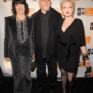 Christiane Amanpour, Peter Gabriel and Cyndi Lauper