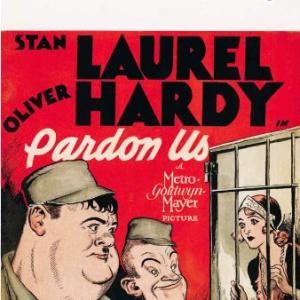 Oliver Hardy and Stan Laurel in Pardon Us 1931