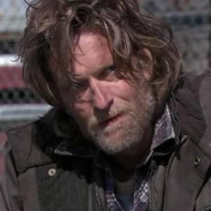 Michael Laurence as Barry the Homeless Man in 