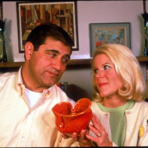 Still of Dan Lauria and Alley Mills in The Wonder Years 1988