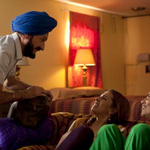 Still of Ben Kingsley, Sarita Choudhury and Daniela Lavender in Learning to Drive (2014)