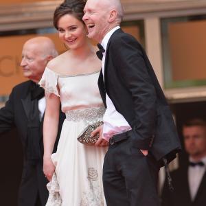 Paul Laverty and Aisling Franciosi at event of Jimmys Hall 2014