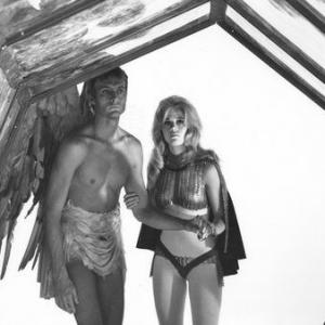 Barbarella Jane Fonda and John Phillip Law 1968 Paramount