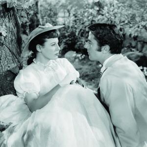 Still of June Allyson and Peter Lawford in Little Women (1949)