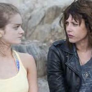 Kerris Dorsey as Bridget Katherine Moennig as Lena in Ray Donovan. Costumes designed by Christopher Lawrence