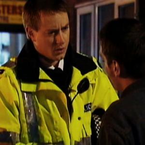 Coronation Street as PC Glaister playing alongside Chris Gascoyne in the Tracey Barlow murders Charlie Stubbs storyline