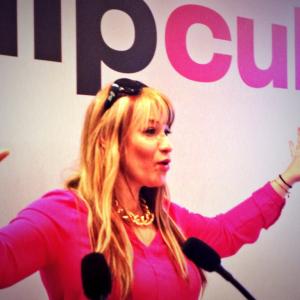 Amber J Lawson leads brand discussion at 2014 MipTV Cube in Cannes France