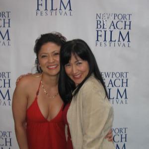 He Was A Quiet Man screening at The NewPort Beach Film Festival Anzu Lawson with her sister Sophia Porter