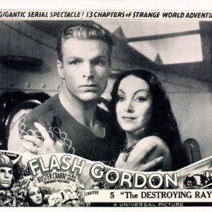 Buster Crabbe and Priscilla Lawson in Flash Gordon (1936)