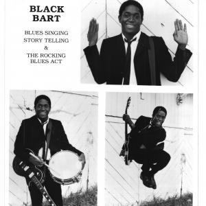 Shane LeMar as Black Bart The Blues Man Of the Black Bart Band 1986 Oakland Park Florida