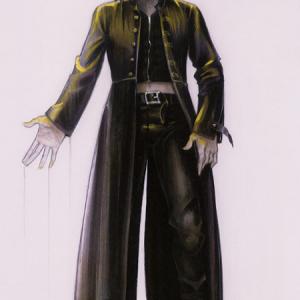 Feature film The Crow City of Angels costume design illustration for ASH