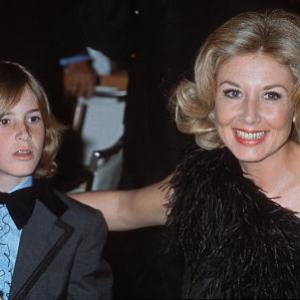 Golden Globe Awards 1972 Michael Learned with her son Todd