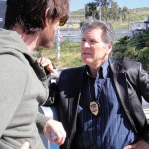 Henry LeBlanc (Series Regular) on the set of Reckless, as Detective Underwood. (Mexico)