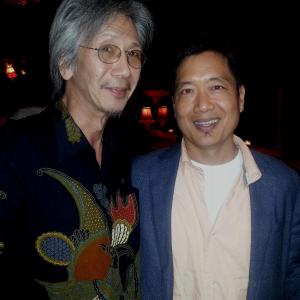 With director Andrew Loo wrap party Revenge of the Green Dragons codirector Andrew Lau Executive Producer Martin Scorsese